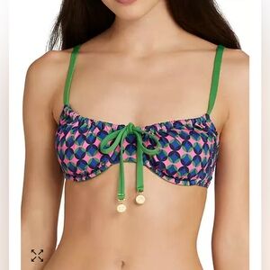 COPY - kate spade new york
Geo Print Tie Front Bikini Top